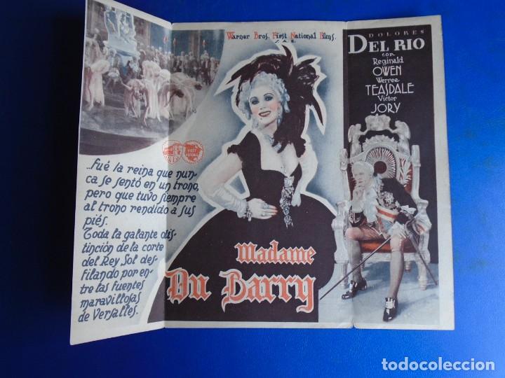 Cine: (PG-190953)PROGRAMA MADAME OU BARRY - DOLORES DEL RIO - - Foto 2