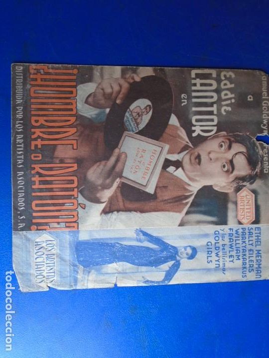 Cine: (PG-190941)PROGRAMA &iquest; HOMBRE O RATON? EDDI CANTOR - Foto 1