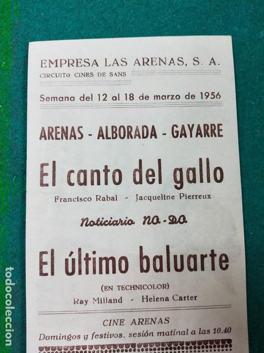 Cine: EL ULTIMO BALUARTE. PROGRAMA DE CINE CON PUBLICIDAD. - Foto 2