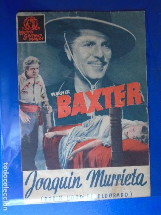 Cine: (PG-190923)PROGRAMA ROBIN HOOD DE ELDORADO - WARNER BAXTER - - Foto 1