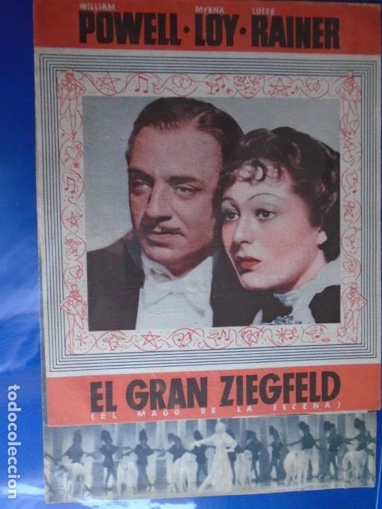Cine: (PG-190913)PROGRAMA EL GRAN ZIEGFELD(EL MAGO DE LA ESCENA) - WILLIAM POWELL - Foto 1
