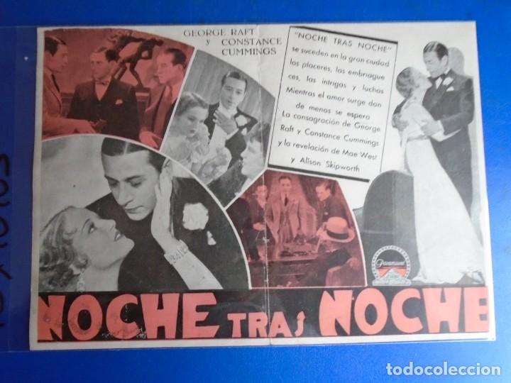 Cine: (PG-190905)PROGRAMA NOCHE TRAS NOCHE - GEORGE RAFT - - Foto 2