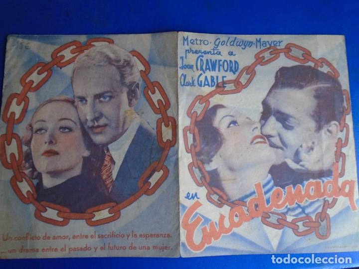 Cine: (PG-190888)PROGRAMA ENCADENADA - JOAN CRAWFORD Y CLARK GABLE - - Foto 3
