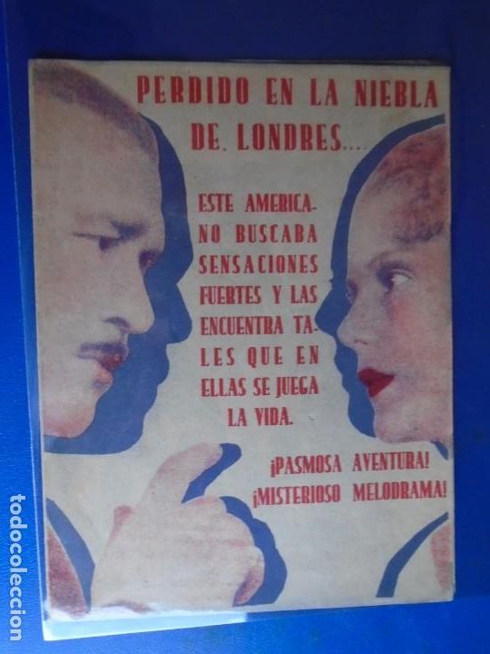 Cine: (PG-190887)PROGRAMA PERDIDO EN LA NIEBLA DE LONDRES...-ROBERT ARMSTRONG - Foto 1