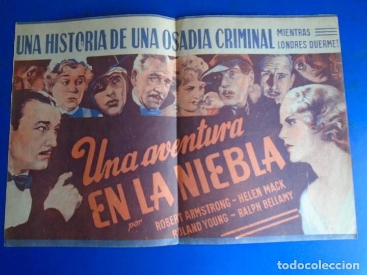 Cine: (PG-190887)PROGRAMA PERDIDO EN LA NIEBLA DE LONDRES...-ROBERT ARMSTRONG - Foto 2