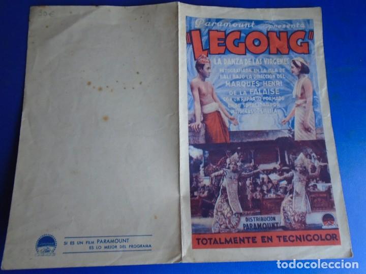 Cine: (PG-190986)PROGRAMA LEGONG - - Foto 3