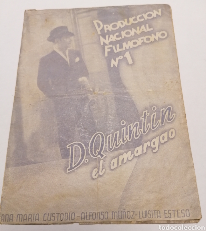 Cine: PROGRAMA DE CINE (DOBLE) DON QUINT&Iacute;N EL AMARGADO. - Foto 1