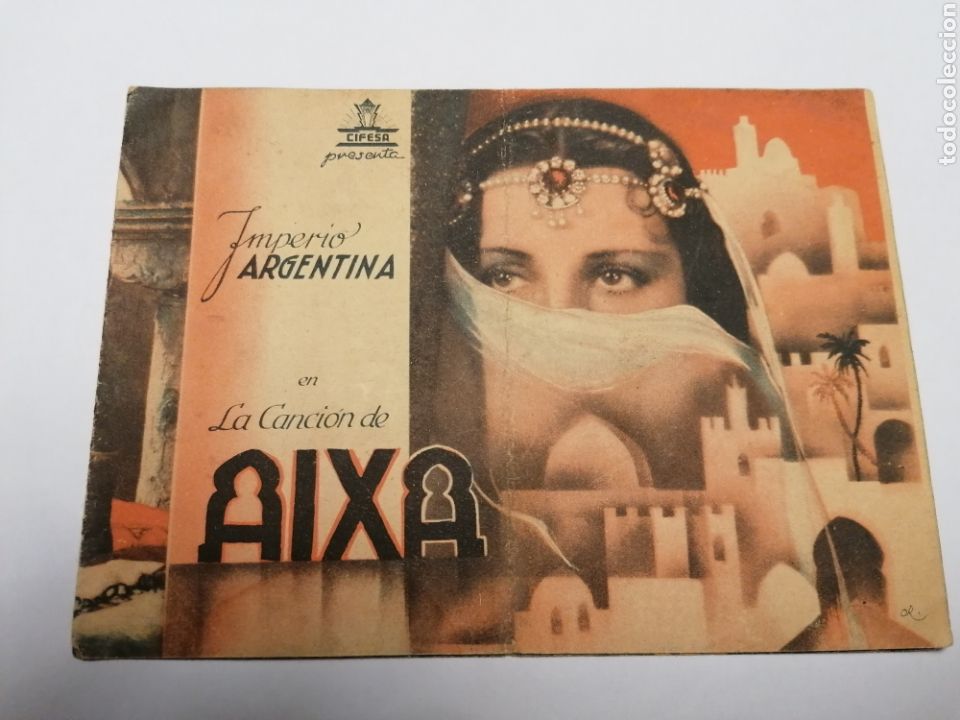 Cine: PROGRAMA DE CINE (DOBLE). AIXA. IMPERIO ARGENTINA. - Foto 1