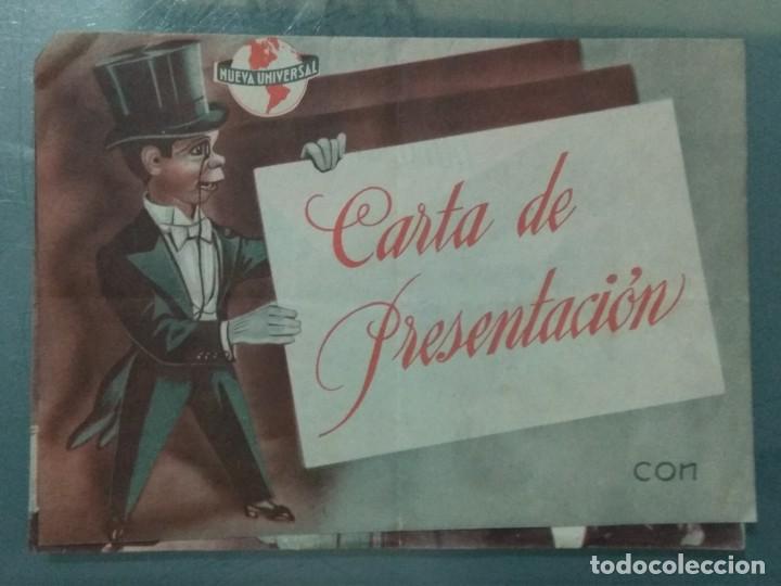 Cine: CARTA DE PRESENTACI&Oacute;N. PROGRAMA DE CINE GRANDE. CON PUBLICIDAD. - Foto 1