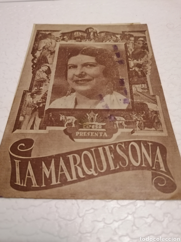 Cine: PROGRAMA DE CINE (DOBLE). LA MARQUESONA. PASTORA IMPERIO. - Foto 1