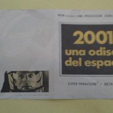 Cine: 2001: UNA ODISEA DEL ESPACIO STANLEY KUBRICK ORIGINAL DOBLE S.P.. Lote 343841413
