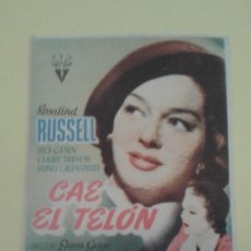 Cine: CAE EL TELON ROSALIND RUSSELL ORIGINAL S.P.