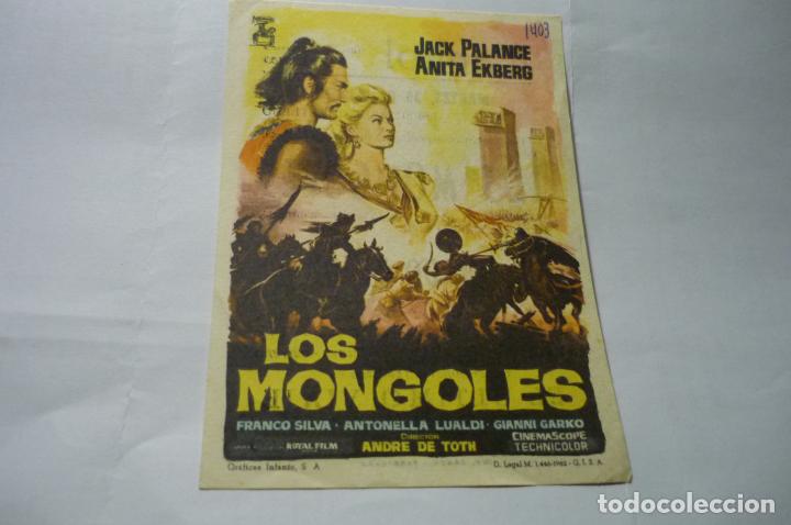 Cine: programa los mongoles.-jack palance - Foto 1