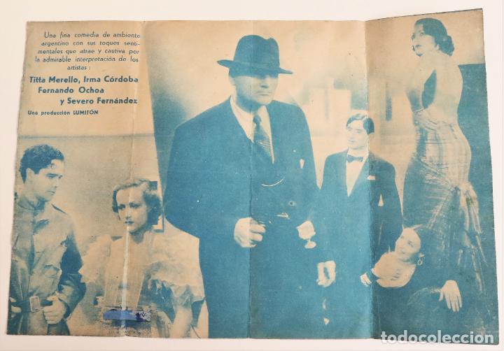 Cine: PROGRAMA DE CINE DE MANO TRIPTICO ,NOCHES DE BUENOS AIRES - Foto 2