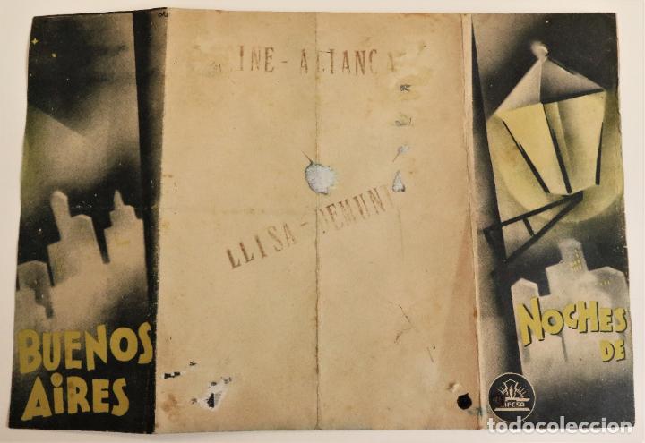 Cine: PROGRAMA DE CINE DE MANO TRIPTICO ,NOCHES DE BUENOS AIRES - Foto 1