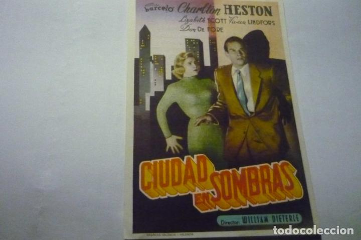 Cine: programa ciudad en sombras.-charlton heston - Foto 1