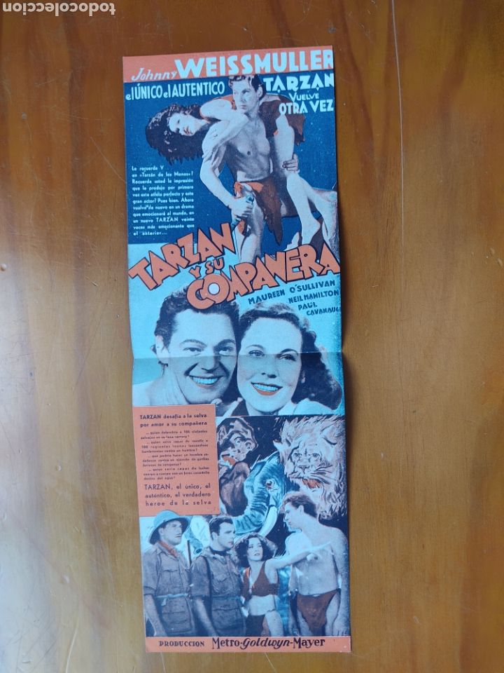 Cine: programa de cine Tarz&aacute;n y su compa&ntilde;era - Foto 1