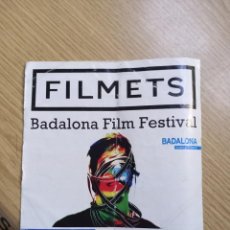 Cine: FOLLETO PUBLICITARIO FILMETS - FESTIVAL CORTOMETRAJES BADALONA AÑO 2013