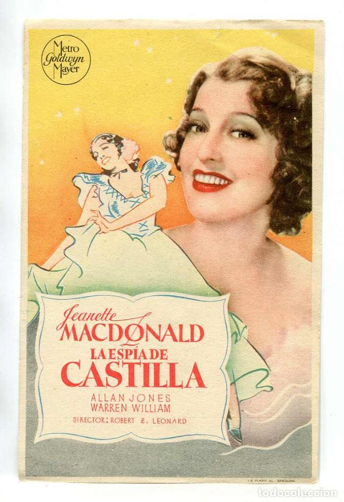 Cine: LA ESP&Iacute;A DE CASTILLA, con Jeanette MacDonald. - Foto 1