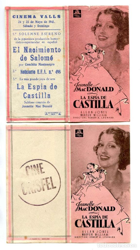 Cine: LA ESP&Iacute;A DE CASTILLA, con Jeanette MacDonald. - Foto 2