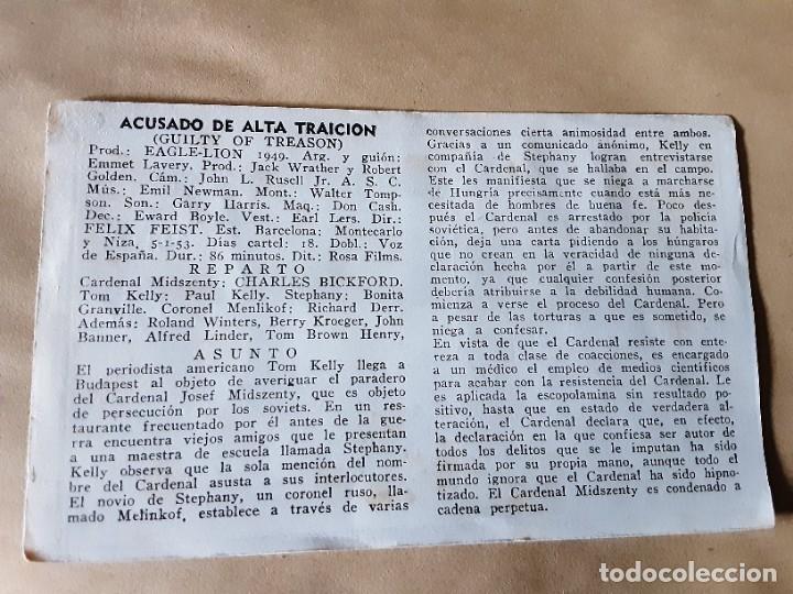 Cine: ACUSADO DE ALTA TRAICI&Oacute;N CHARLES BICKFORD - Foto 2