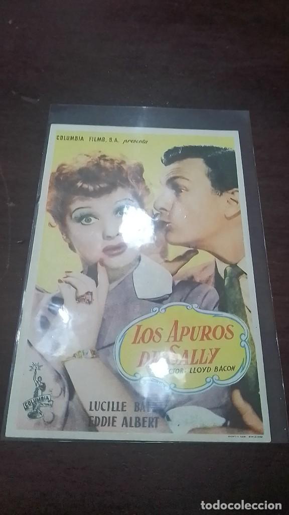 Cine: PROGRAMA O FOLLETO DE MANO DE CINE los apuros de sally - Foto 1