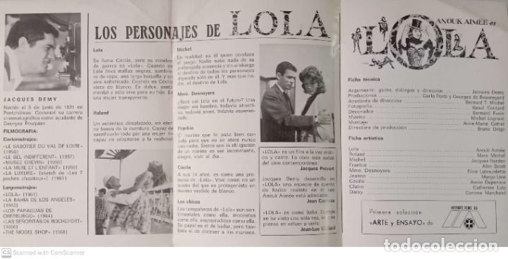 Cine: Lola (tr&iacute;ptico Publi Cinema) - Foto 2