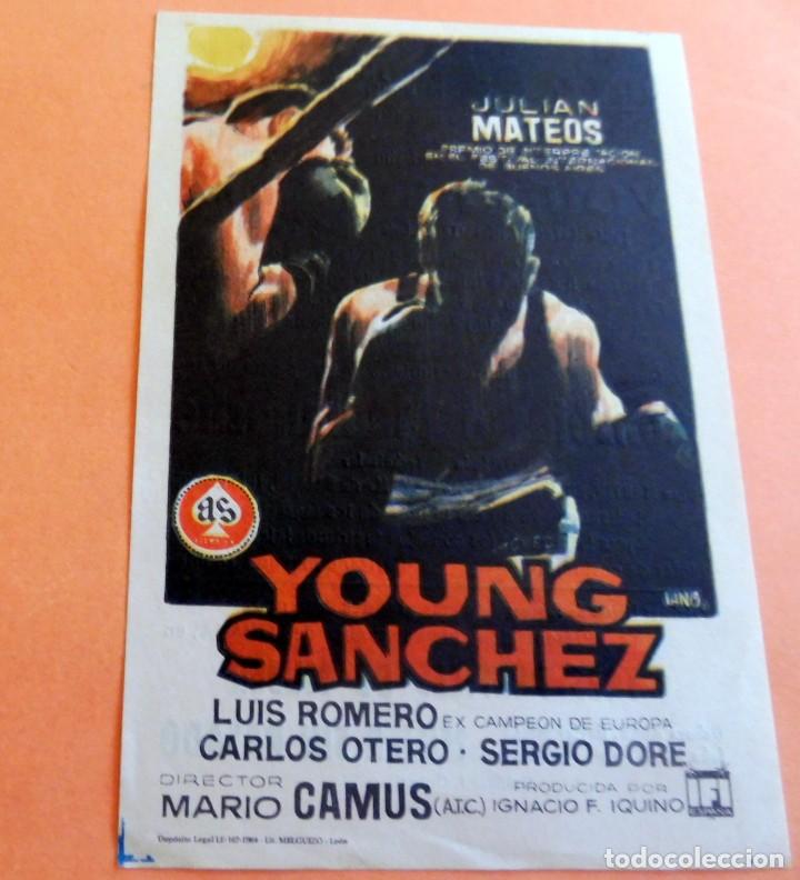 Cine: PROGRAMA DE CINE - YOUNG SANCHEZ - CINE CARMEN DE PALAM&Oacute;S - 1965 - Foto 1