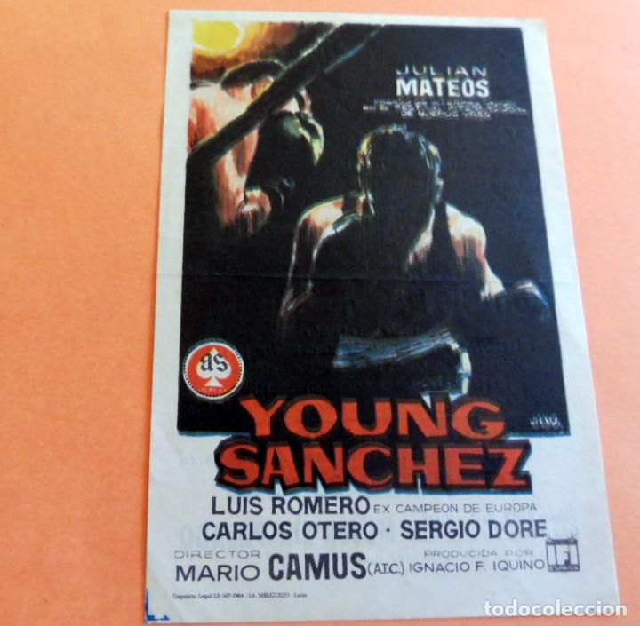 Cine: PROGRAMA DE CINE - YOUNG SANCHEZ - CINE CARMEN DE PALAM&Oacute;S - 1965 - Foto 1