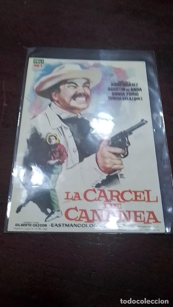 Cine: PROGRAMA O FOLLETO DE MANO DE CINE la c&aacute;rcel de cananea - Foto 1