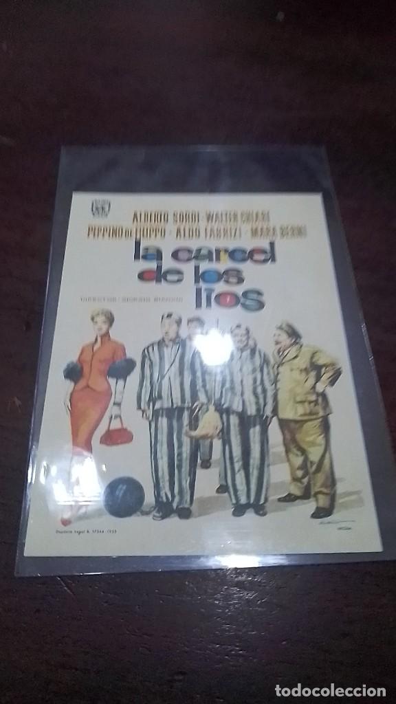 Cine: PROGRAMA O FOLLETO DE MANO DE CINE la c&aacute;rcel de los l&iacute;os - Foto 1