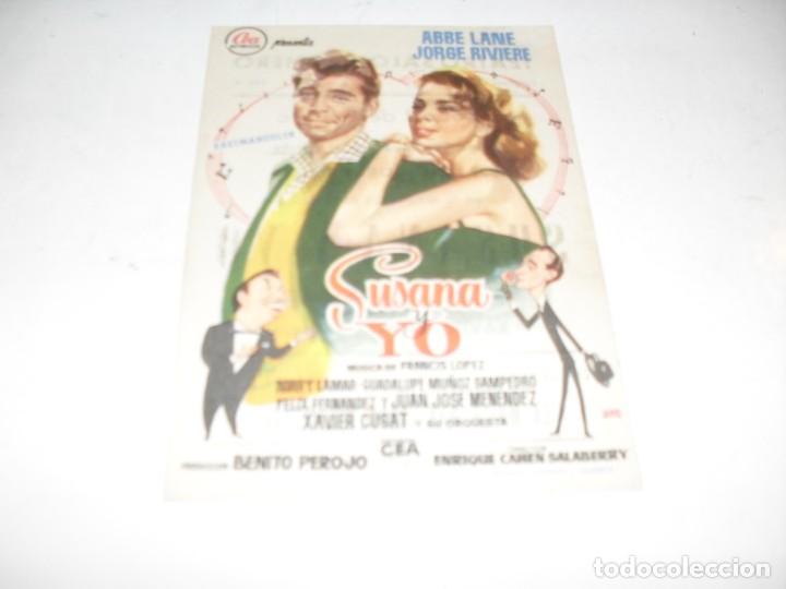 Cine: programa de mano SENCILLO,con texto publicitario.titulo:SUE&Ntilde;OS DE MUJER(MARGA LOPEZ) - Foto 1