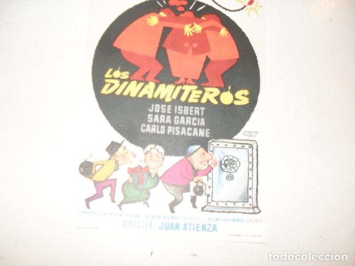 Cine: programa de mano,SENCILLO,sin texto publicitario.titulo:LOS DINAMITEROS (JOSE ISBERT) - Foto 1