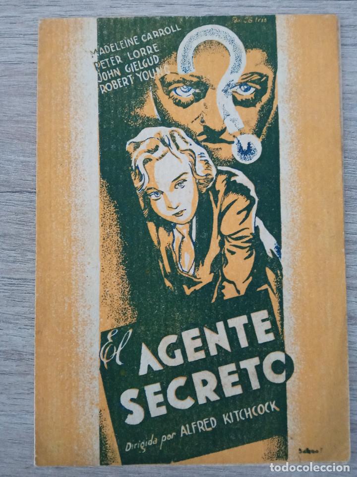 Cine: EL AGENTE SECRETO, MADELEINE CARROLL, ALFRED HITCHCOCK, GRAN CINE IDEAL Y CASINO ALIANZA, 1939