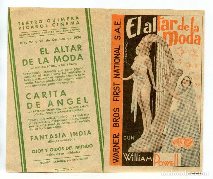 Cine: EL ALTAR DE LA MODA, con Bette Davis, - Foto 1