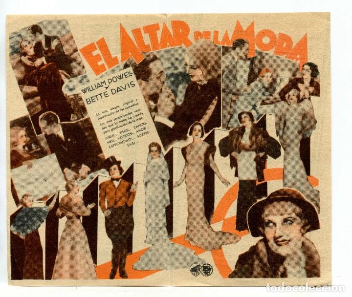 Cine: EL ALTAR DE LA MODA, con Bette Davis, - Foto 2