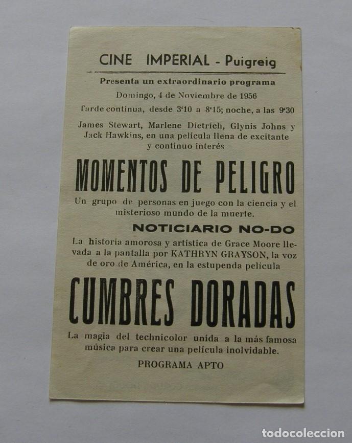 Cine: PROGRAMA DE CINE CUMBRES DORADAS - Foto 2