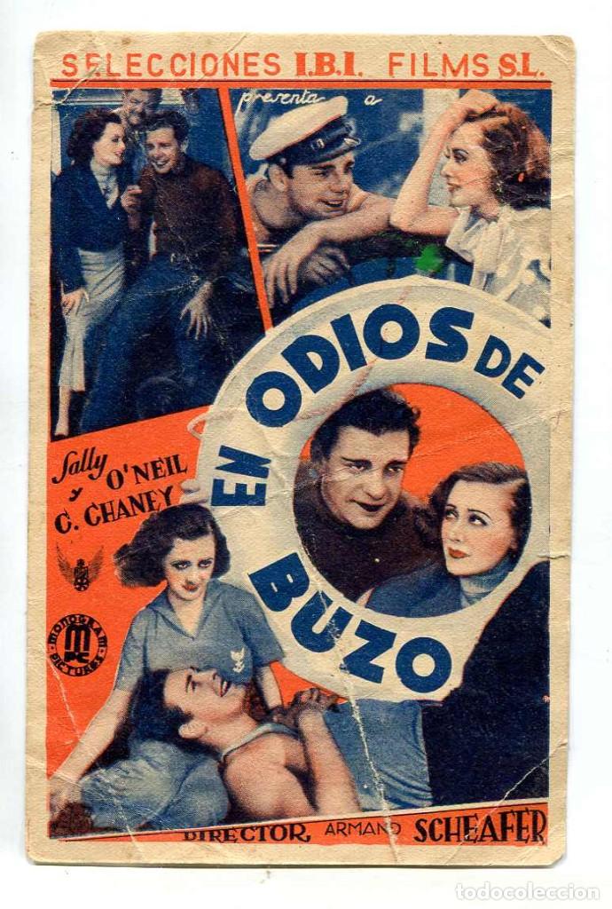 Cine: EN ODIOS DE BUZO, con Sally O`Neil. - Foto 1
