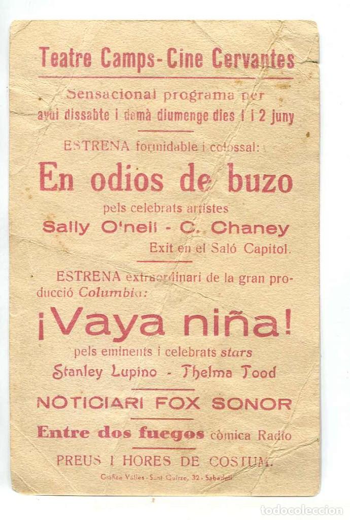 Cine: EN ODIOS DE BUZO, con Sally O`Neil. - Foto 2