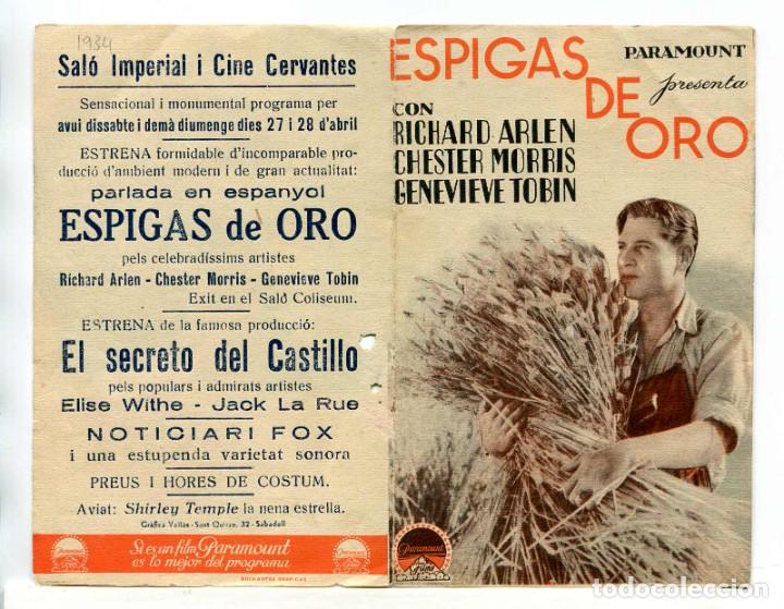 Cine: ESPIGAS DE ORO, con Richard Arlen. - Foto 1