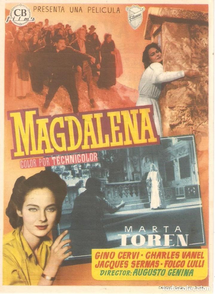 Cine: MAGDALENA, CON MARTA TOTEN- CINE AVENIDA- VILLANUEVA DE LA SERENA-BADAJOZ-