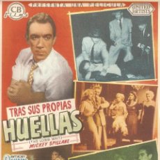 Cine: TRAS SUS PROPIAS HUELLAS-CON ANTHONY QUINN - CINE AVENIDA- VILLANUEVA DE LA SERENA- BADAJOZ. Lote 346819063