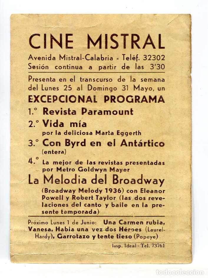 Cine: LA MARCA DEL VAMPIRO, con Lionel Barrymore. - Foto 2