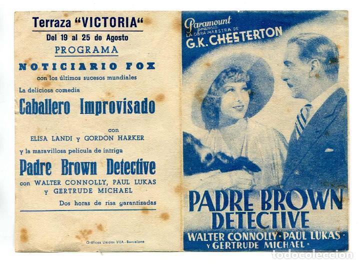 Cine: PADRE BROWN, DETECTIVE, con Paul Lukas. - Foto 1