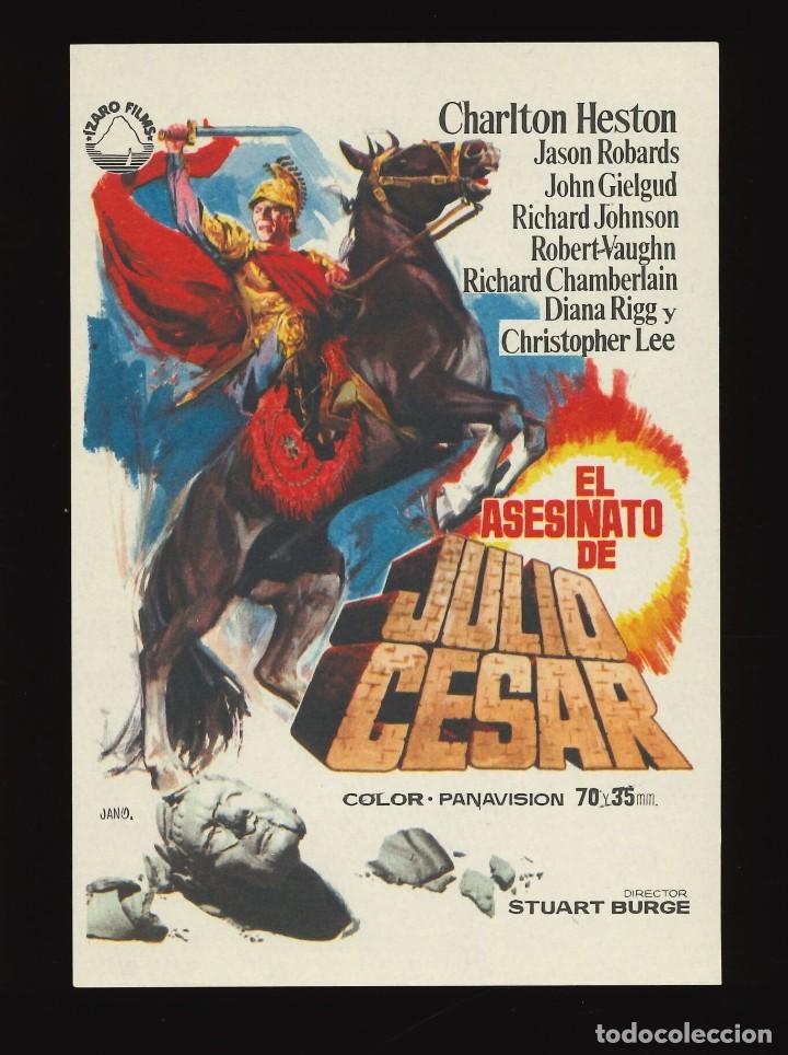 Kino: EL ASESINATO DE JULIO C&Eacute;SAR / PROGRAMA DE CINE SIN PUBLICIDAD EN REVERSO (PEPLUM)