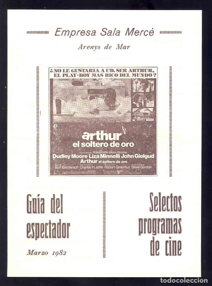 Cine: Programa de cine local de Arenys de Mar: ARTHUR EL SOLTERO DE ORO - Foto 1