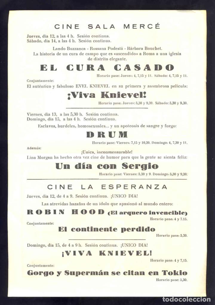 Cine: Programa de cine local de Arenys de Mar: EL CURA CASADO y DRUM - Foto 2