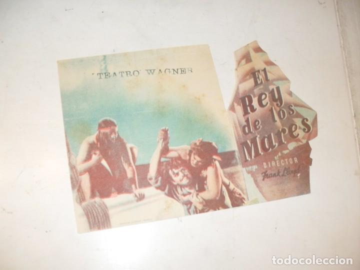 Cine: programa de mano DOBLE,con texto publicitario .titulo:EL REY DE LOS MARES(JOHN CARROLL) - Foto 1