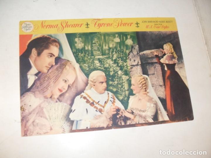 Cine: programa de mano DOBLE,con texto publicitario .titulo:MARIA ANTONIETA(TYRONE POWER) - Foto 1