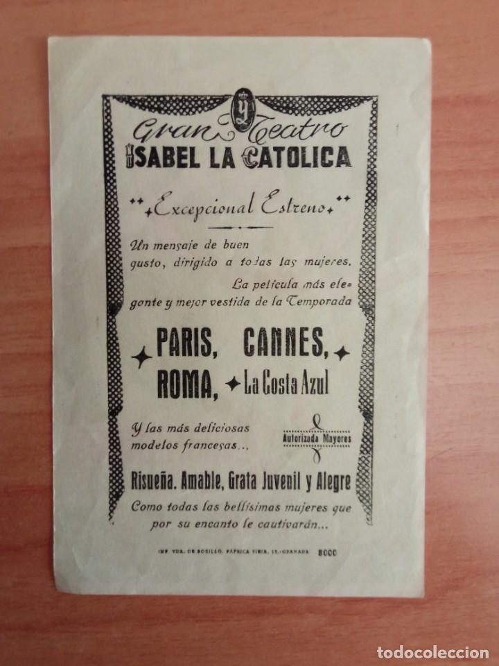 Cine: PROGRAMA CINE-- MANIQU&Iacute;ES DE PAR&Iacute;S (C/T) - Foto 2